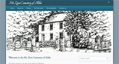 Desktop Screenshot of mtzioncemeteryofaldie.com